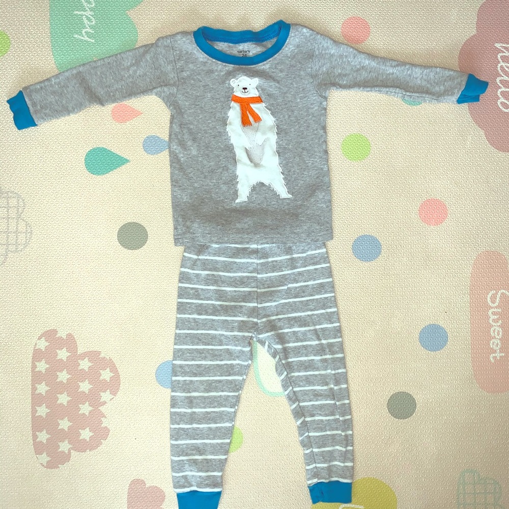 Carter’s Polar Bear Pajama Set 24mo